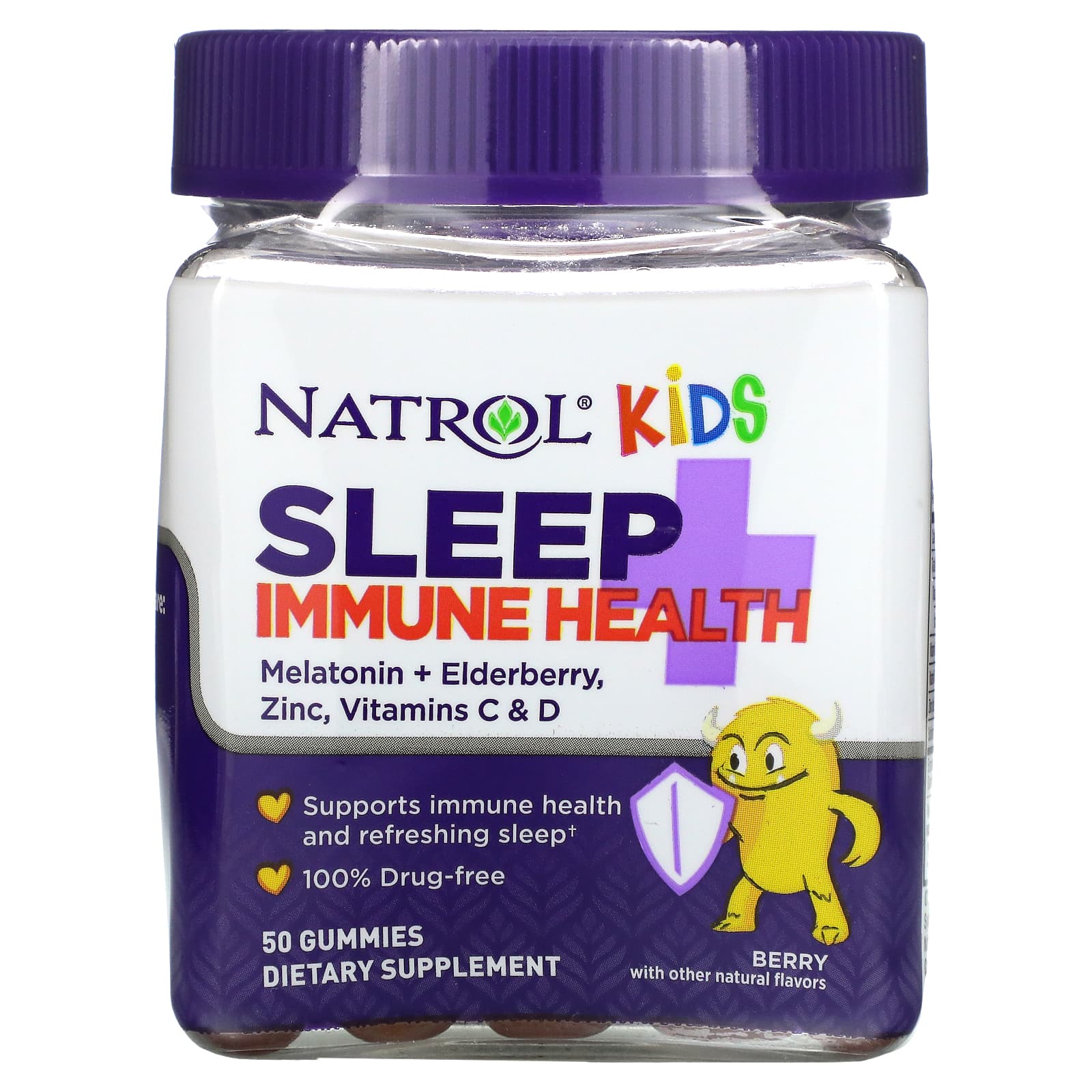 Пищевая Добавка Natrol для сна, яголы, 50 жевательных таблеток