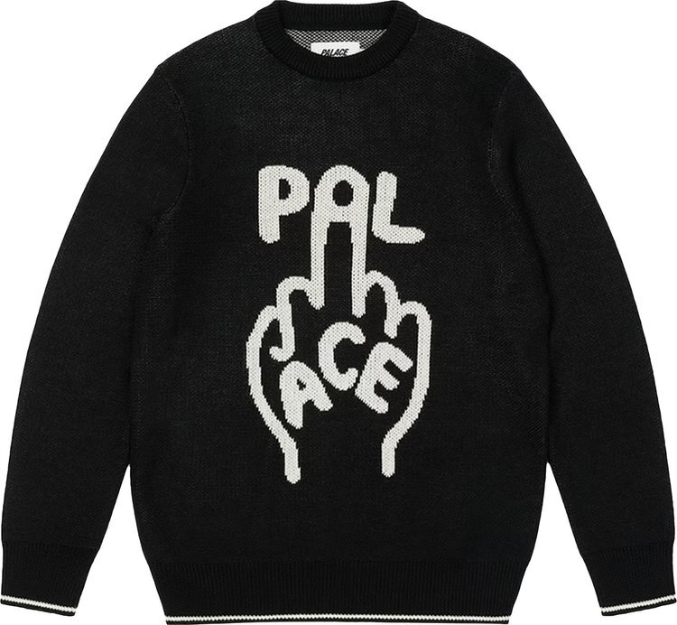 

Джемпер Palace Finger Up Knit 'Black', черный