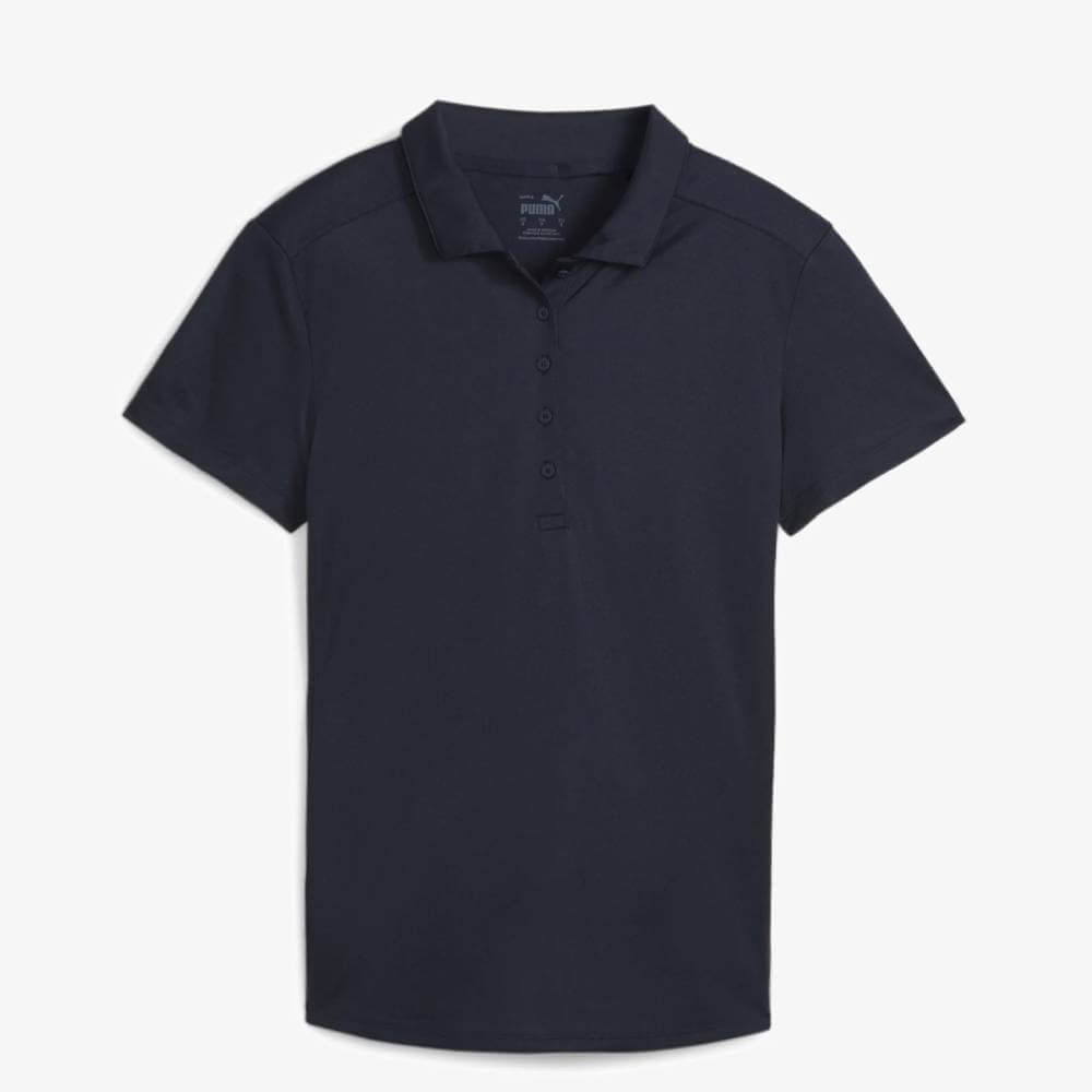 Футболка-поло Puma Golf W Pure, темно-синий футболка поло с короткими рукавами 4 года 102 см каштановый