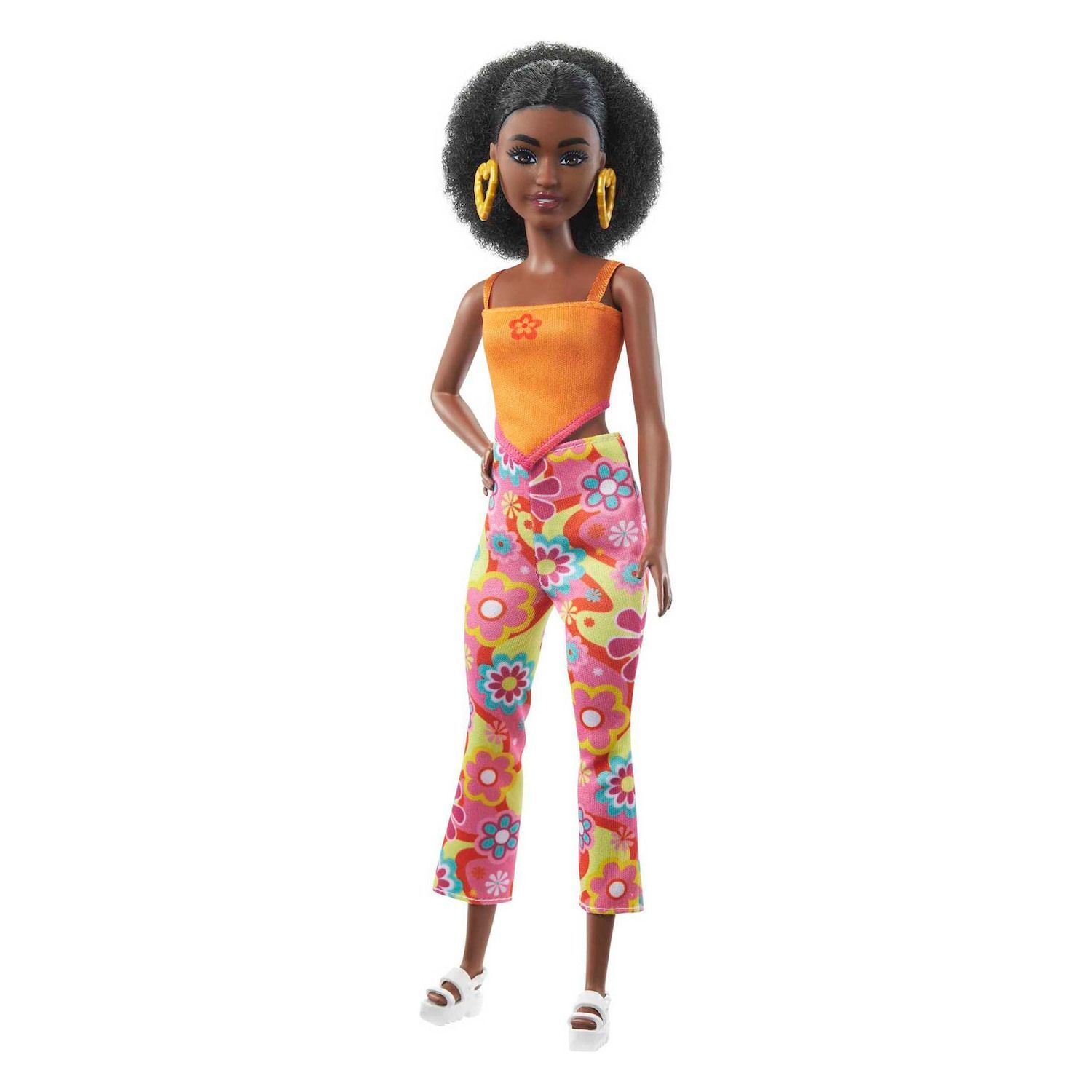 

Кукла Barbie Fashionistas с кудрявыми черными волосами Barbie