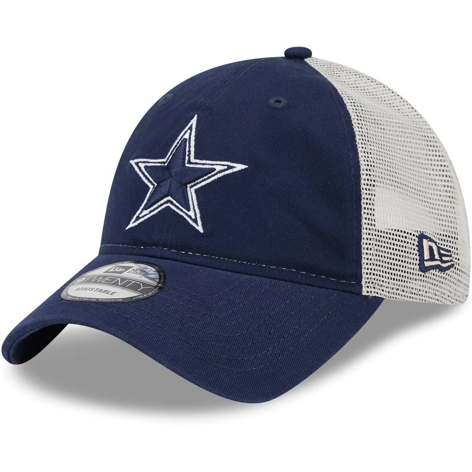 

Мужская кепка New Era Navy/Natural Dallas Cowboys Loyal 9TWENTY Trucker Snapback Hat