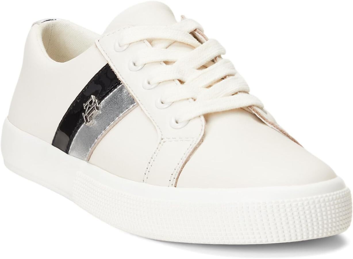 

Кроссовки LAUREN Ralph Lauren Janson Sneakers, цвет Soft White/Polished Silver/Black