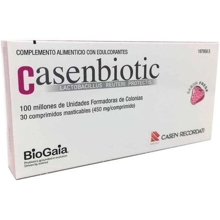 

Casen Recordati Casenbiotic 30 Comp со вкусом клубники, Casen Recordati, S.L