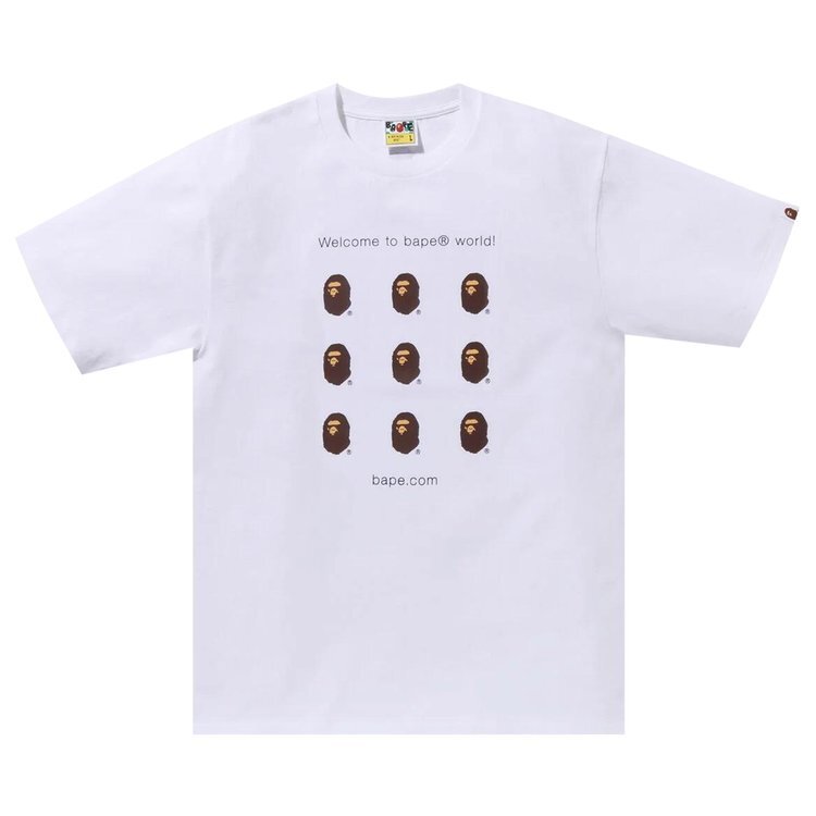 

Футболка BAPE .Com 'White', белый