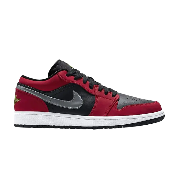 

Кроссовки Air Jordan 1 Low 'Gym Red Green Pulse', черный