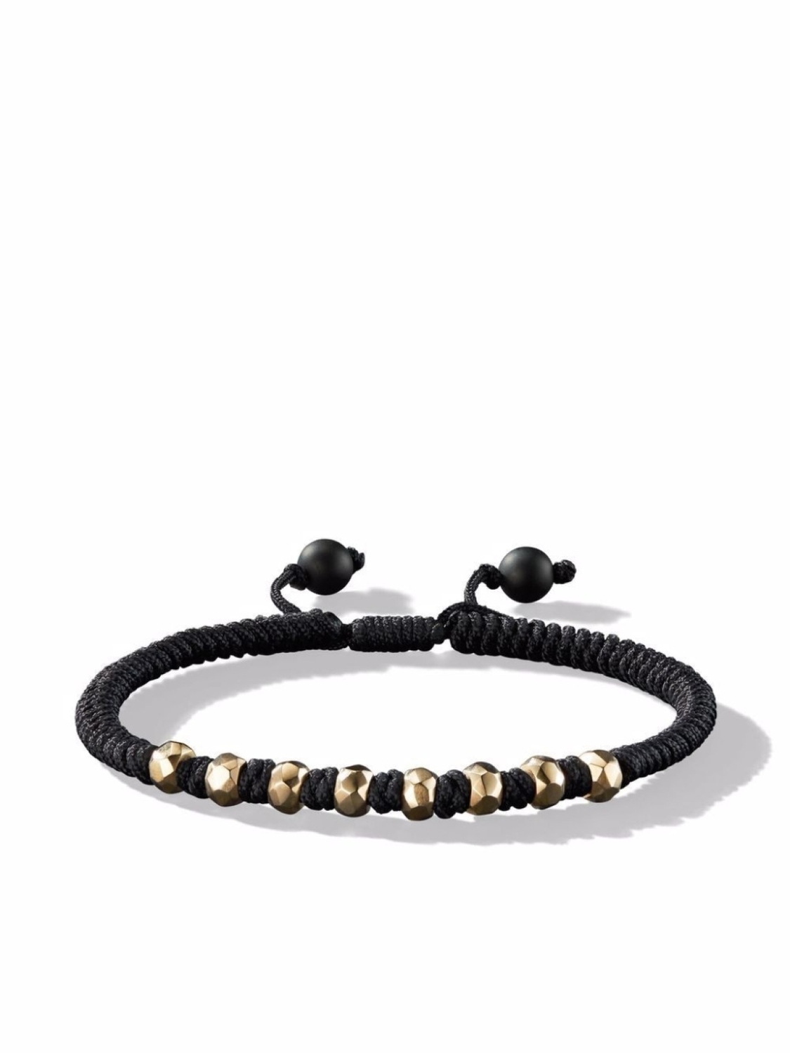 

Браслет Fortune Woven из желтого золота с ониксом David Yurman, черный