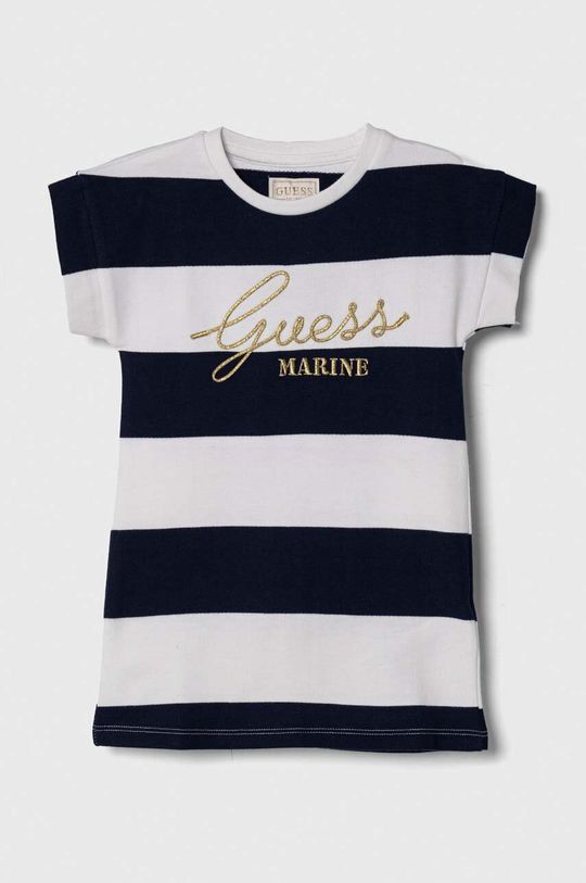 

Платье из хлопка для маленькой девочки Guess, темно-синий