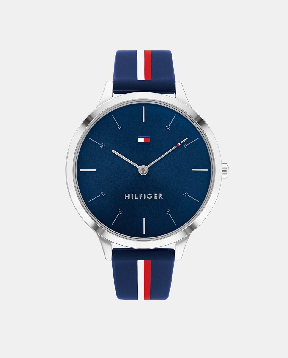 

Женские часы 1782499 из синего силикона Tommy Hilfiger, темно-синий