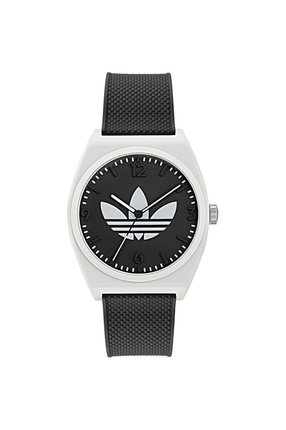 

Модные аналоговые кварцевые часы Project Two из пластика/смолы - Aost23550 adidas Originals, черный
