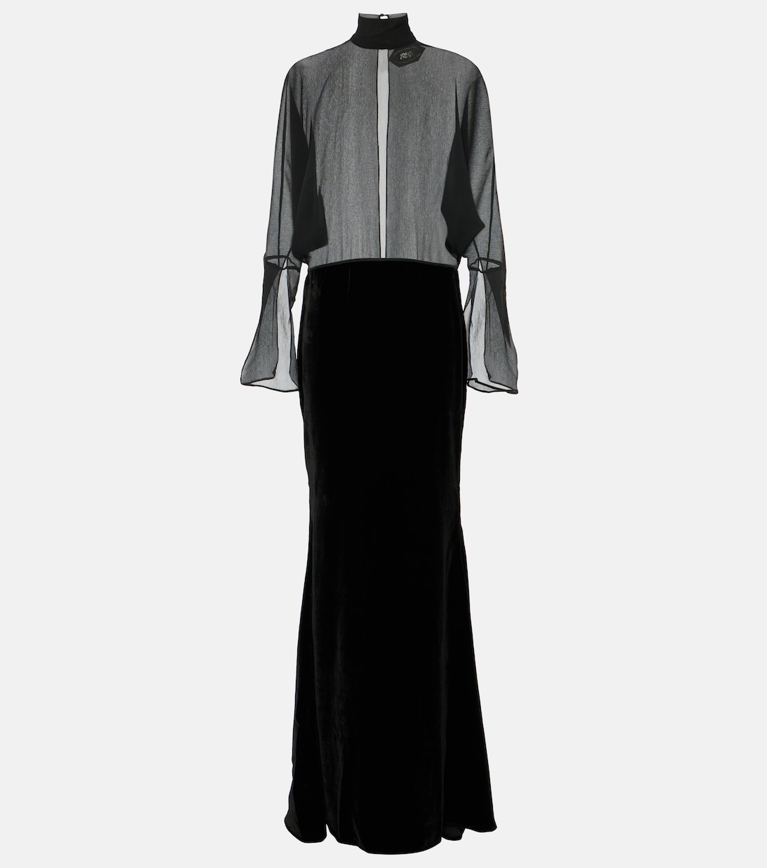 Шанхайское шелковое платье Taller Marmo, черный