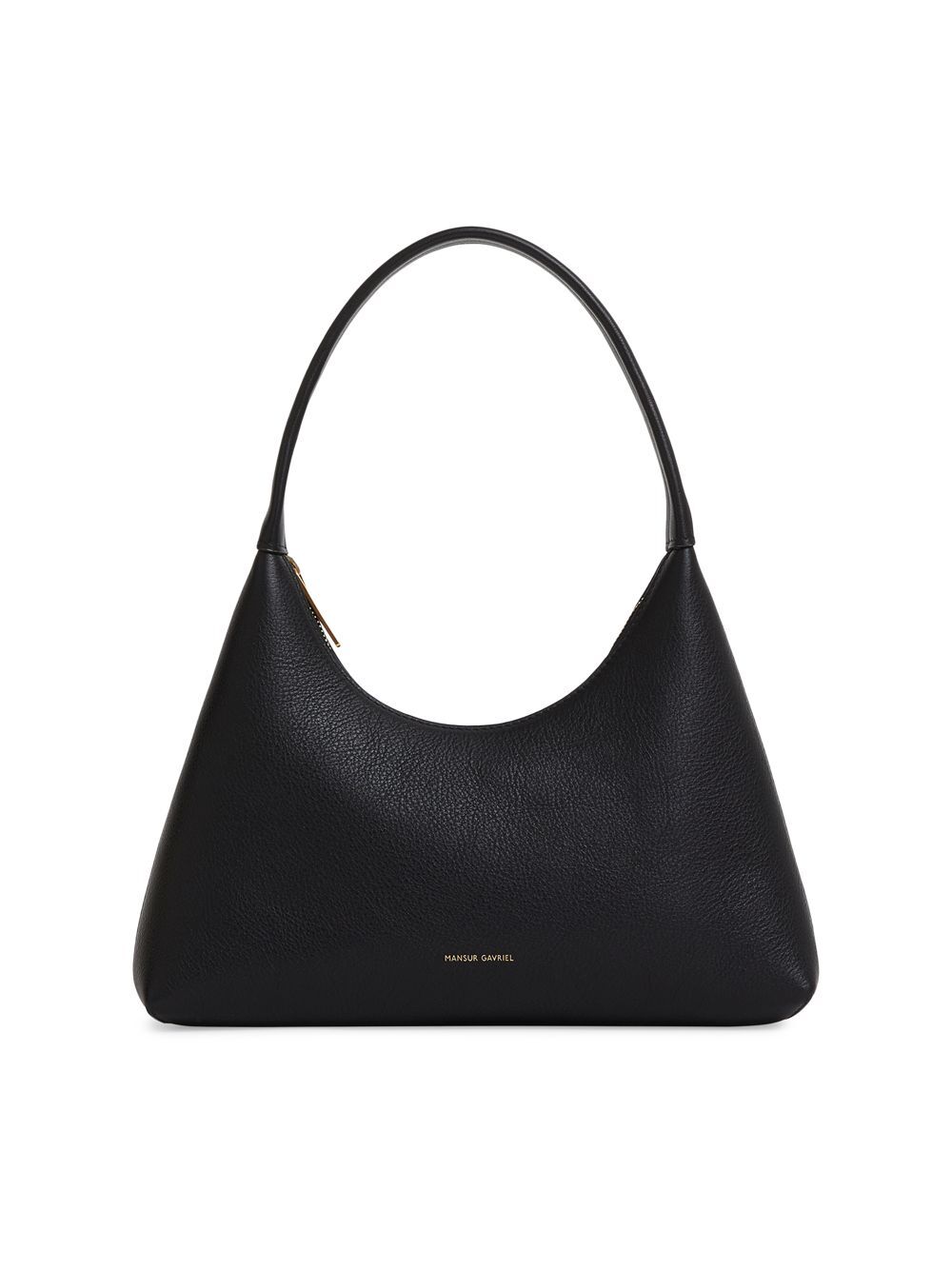 

Мини-сумка-хобо из кожи Candy Mansur Gavriel, черный