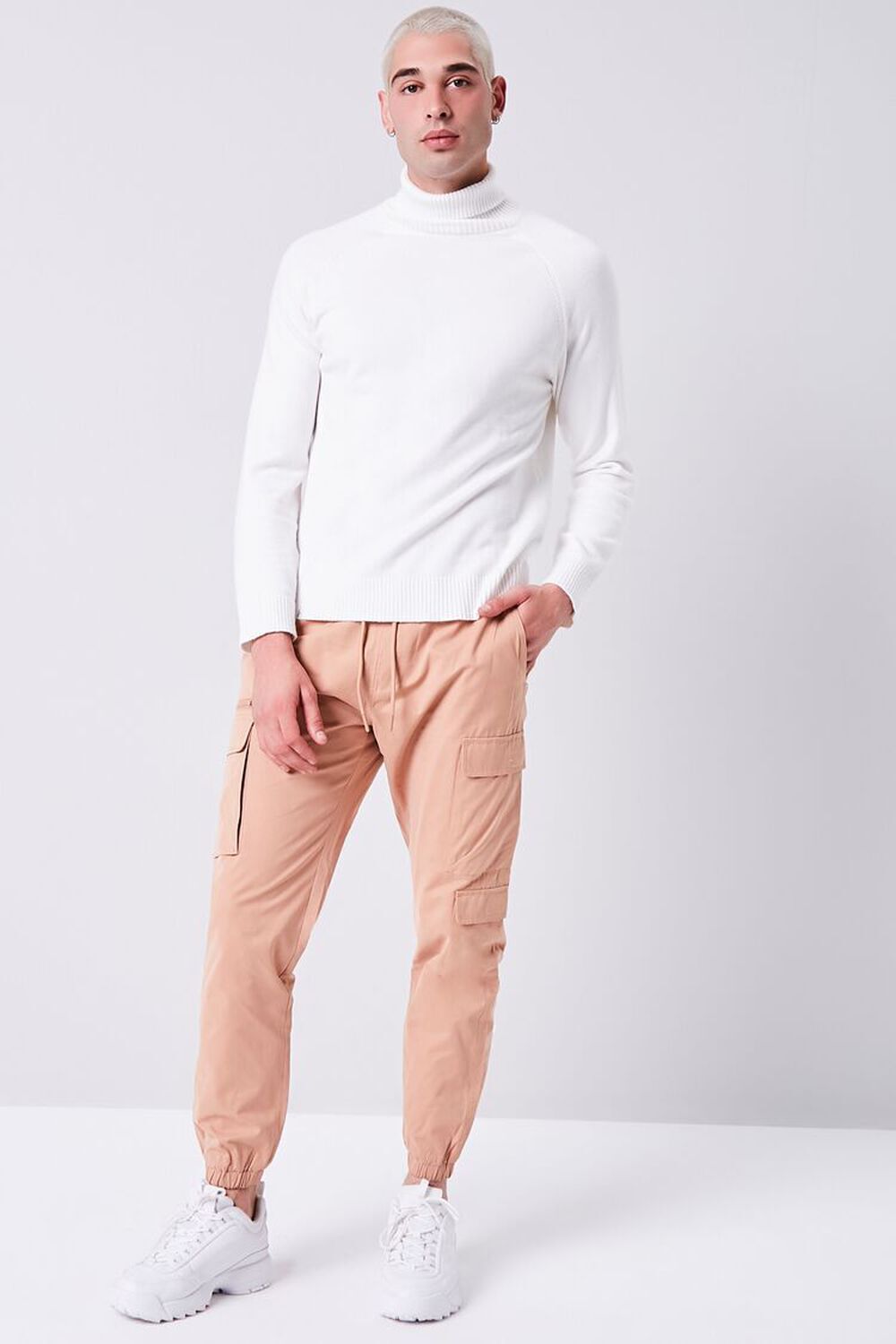 

Джоггеры-карго на шнурке Forever 21, коричневый
