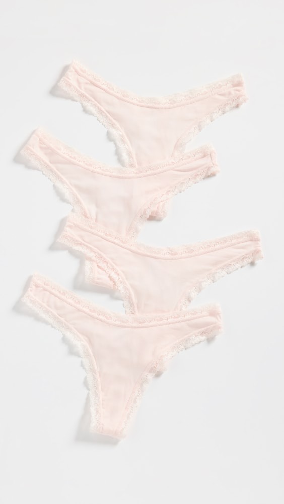 

Стринги Stripe & Stare Pink-A-Boo 4-шт, розовый
