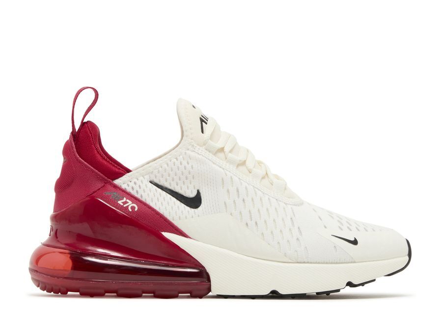 

Кроссовки Nike Wmns Air Max 270, цвет Sail Gym Red