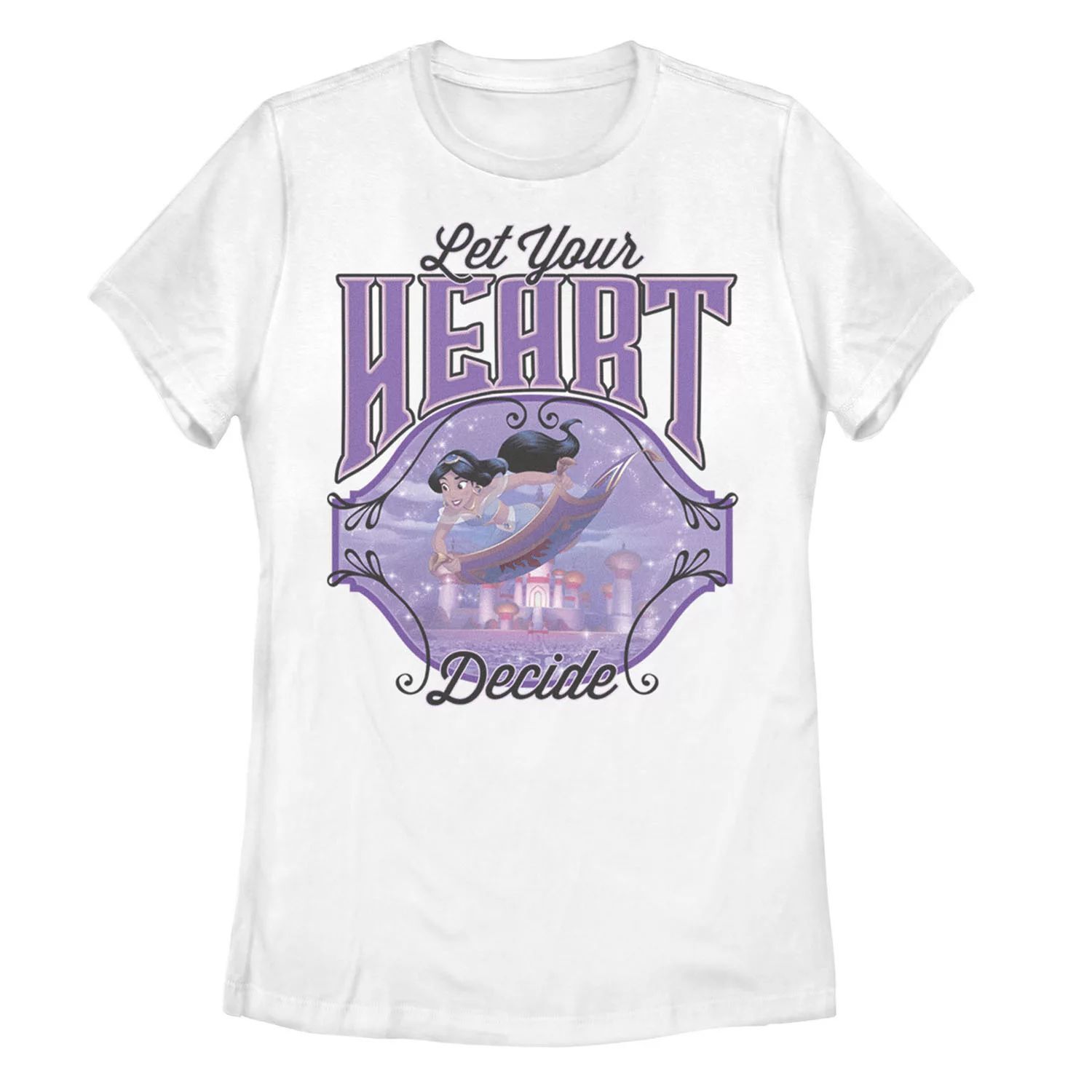 

Футболка Disney Aladdin Jasmine для юниоров Let Your Heart Decide Ride Disney