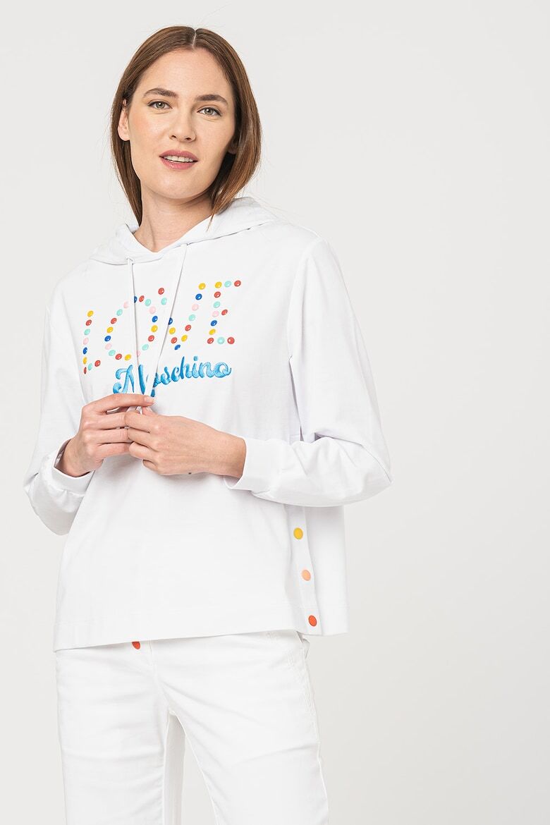 

Толстовка с логотипом Love Moschino, красный