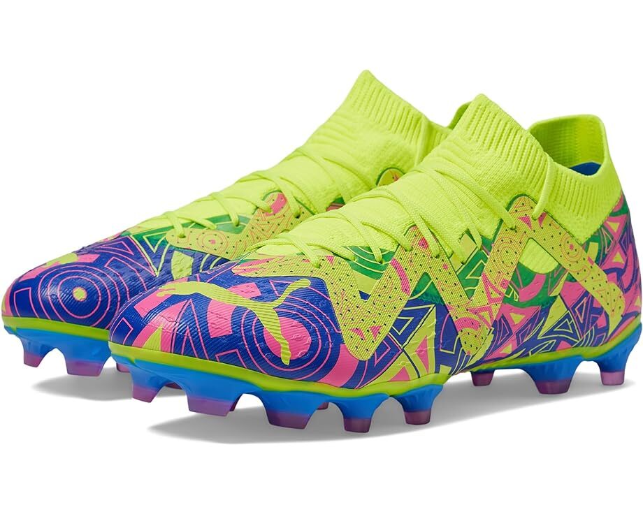 

Кроссовки PUMA Future Match Energy Firm Ground/Artificial Ground, цвет Ultra Blue/Yellow Alert/Luminous Pink