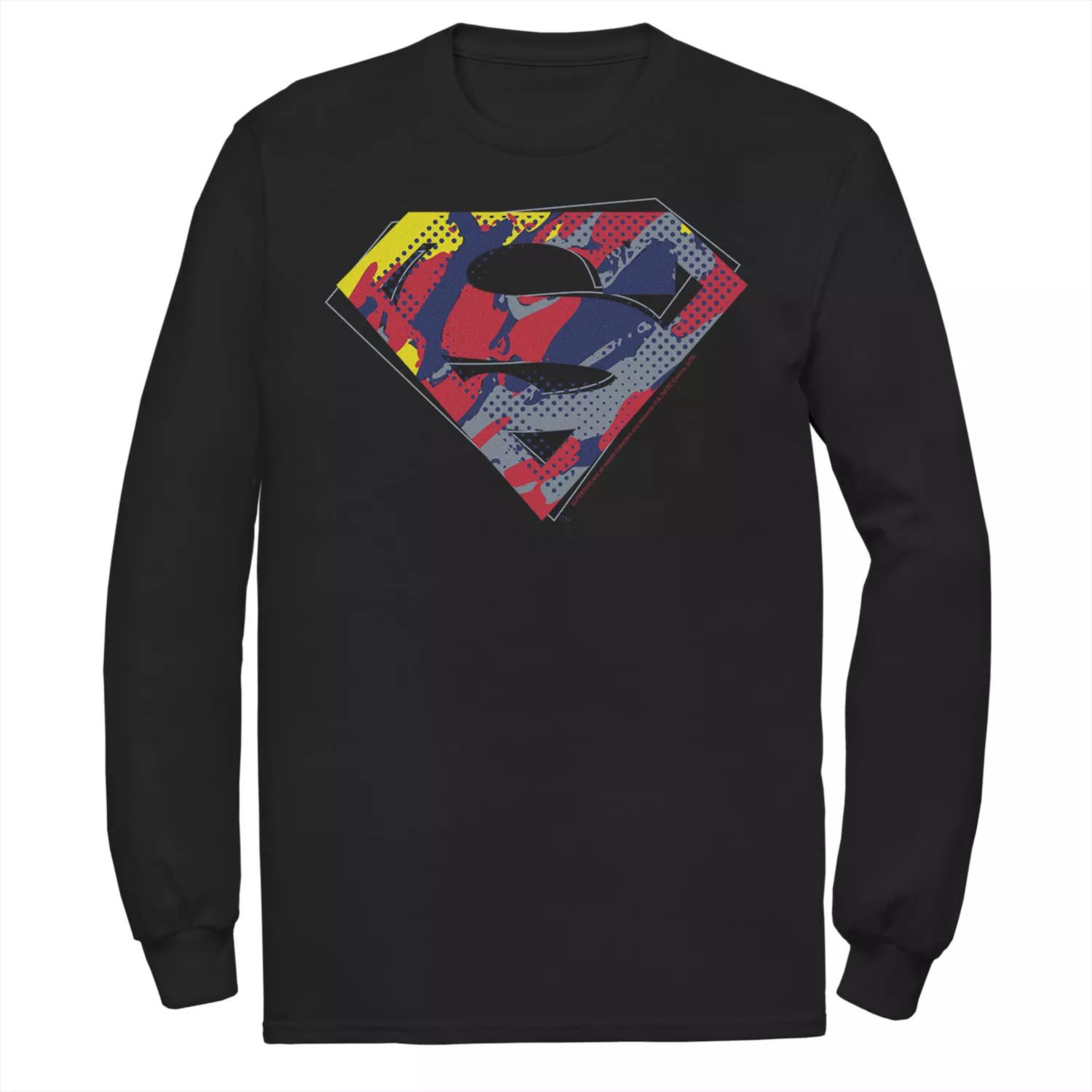 цена Мужская цветная футболка с логотипом DC Comics Superman в стиле поп-арт