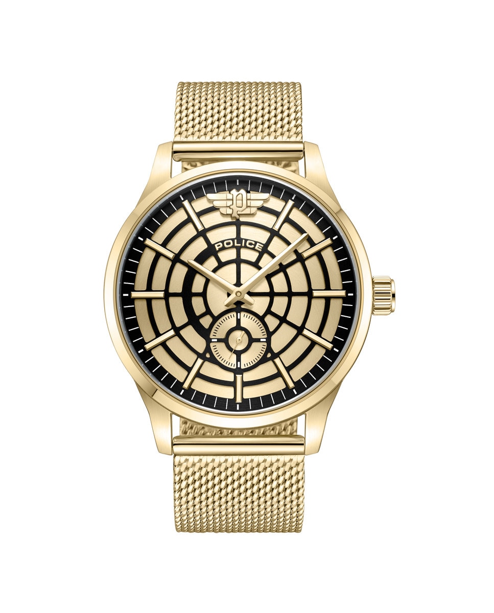Мужские часы Jet PEWJG0005203 со стальным и золотым ремешком Police, золотой
