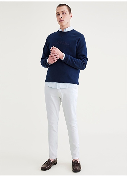 

Белые мужские брюки Skinny Leg с нормальной талией Dockers, Белый