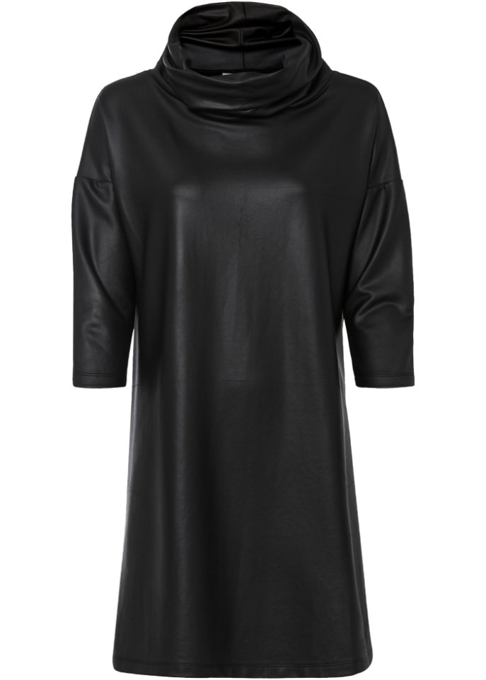 Платье из искусственной кожи Bodyflirt Boutique, черный
