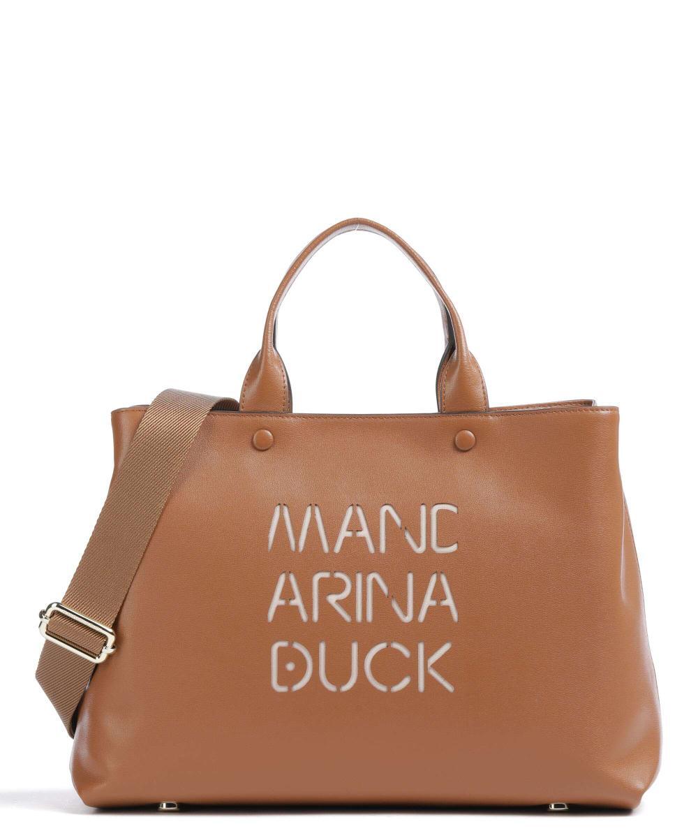 

Сумочка Lady Duck из мелкозернистой телячьей кожи. Mandarina Duck, коричневый