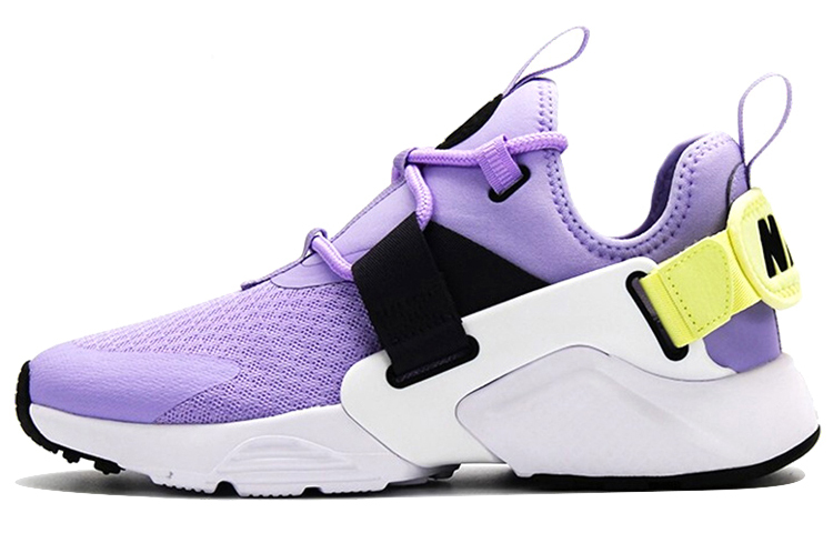 

Nike Air Huarache City Low WMNS Фиолетовый/Черный/Желтый