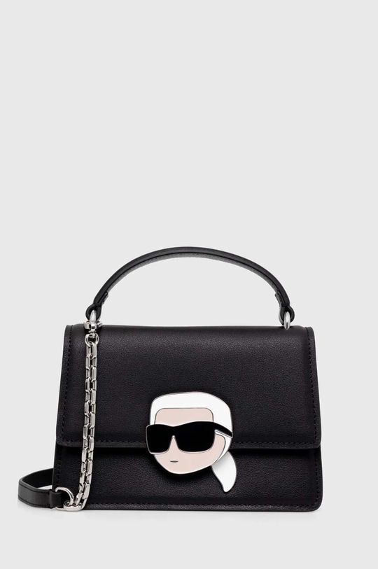 

Кожаная сумочка Karl Lagerfeld, черный