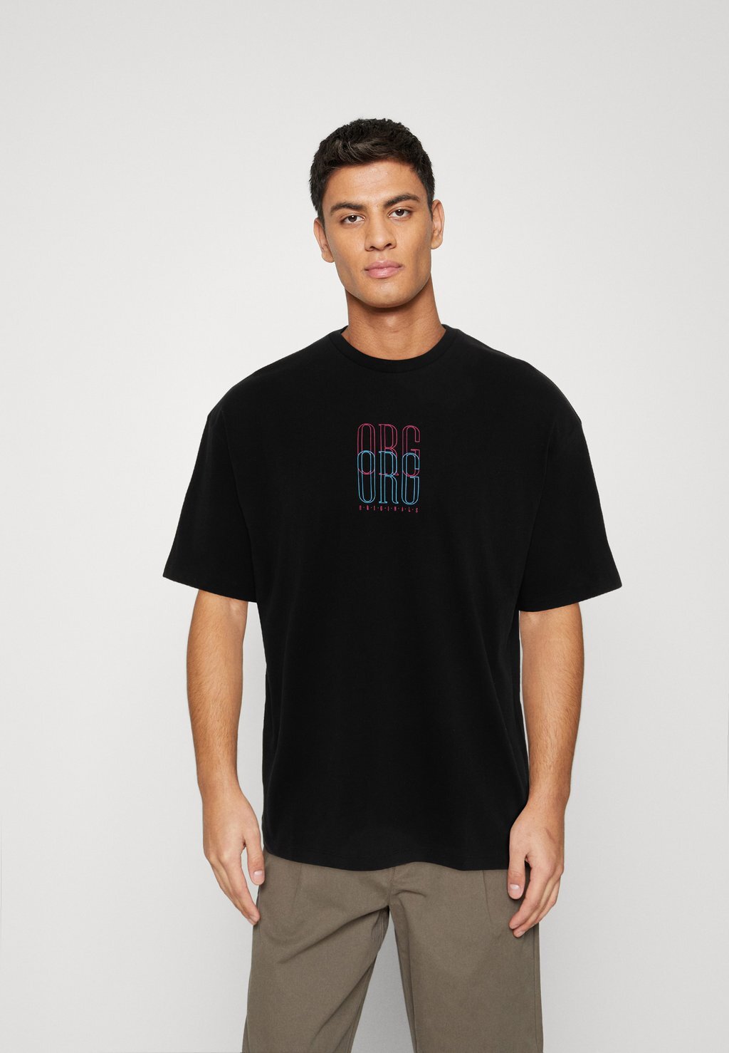 

Футболка с принтом Jack & Jones, черный