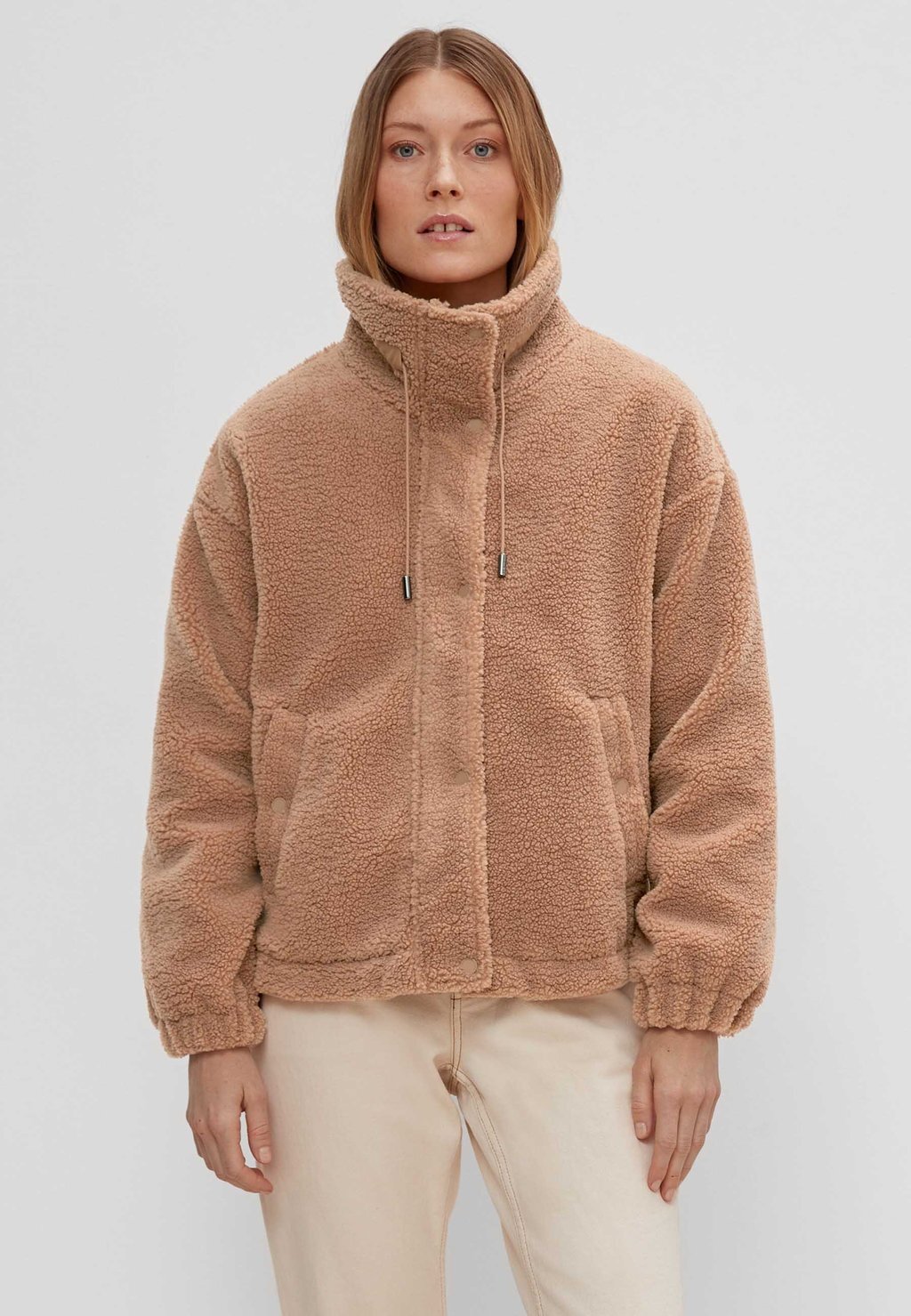 

Флисовая жилетка comma casual identity, светло-коричневый