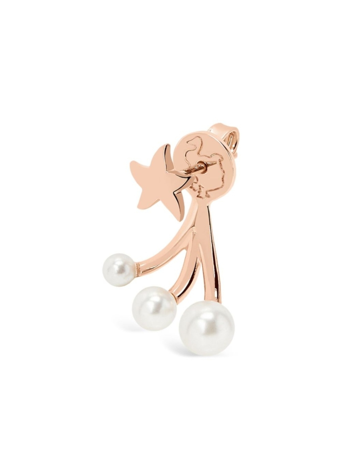 

Серьга Stellina из розового золота с жемчугом Dodo, розовый