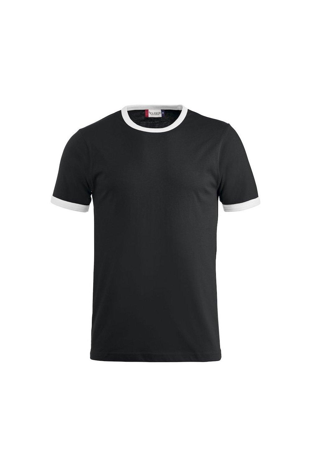 Имя Футболка Clique, черный футболка clique с надписью 42 размер