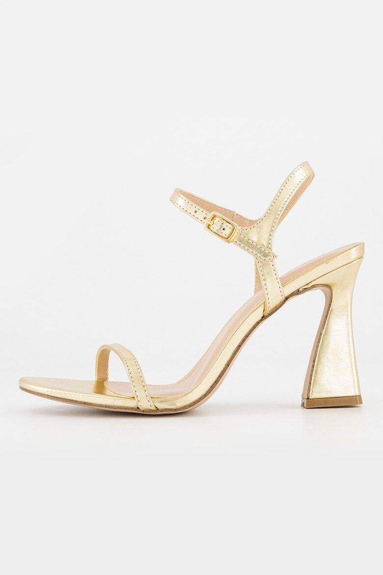 

Сандалии из экокожи на широком каблуке Steve Madden, желтый