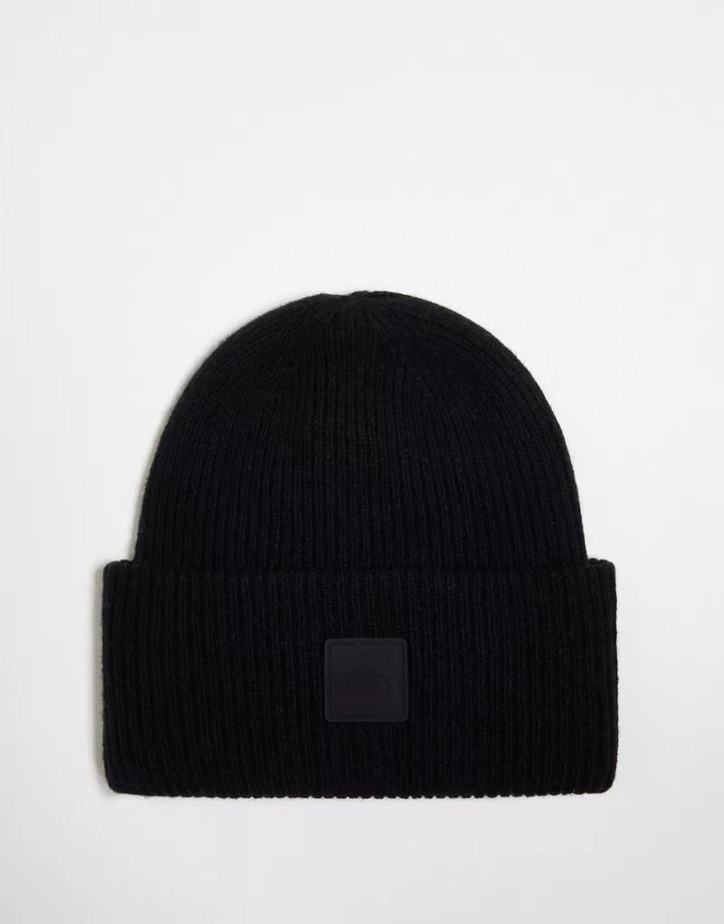

Черная вязаная шапка оверсайз The North Face Urban Patch, Черный