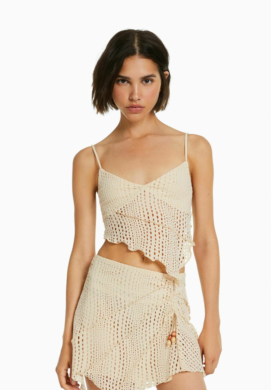 

Топ Bershka, белый