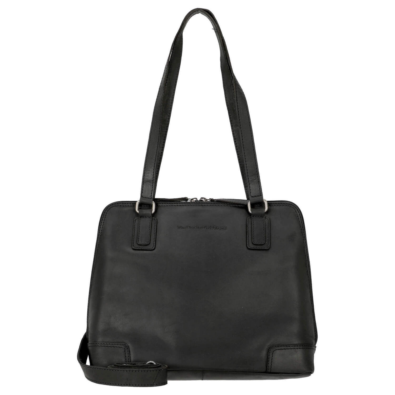 

Сумка через плечо The Chesterfield Brand Manon Handtasche Leder 35 cm, черный