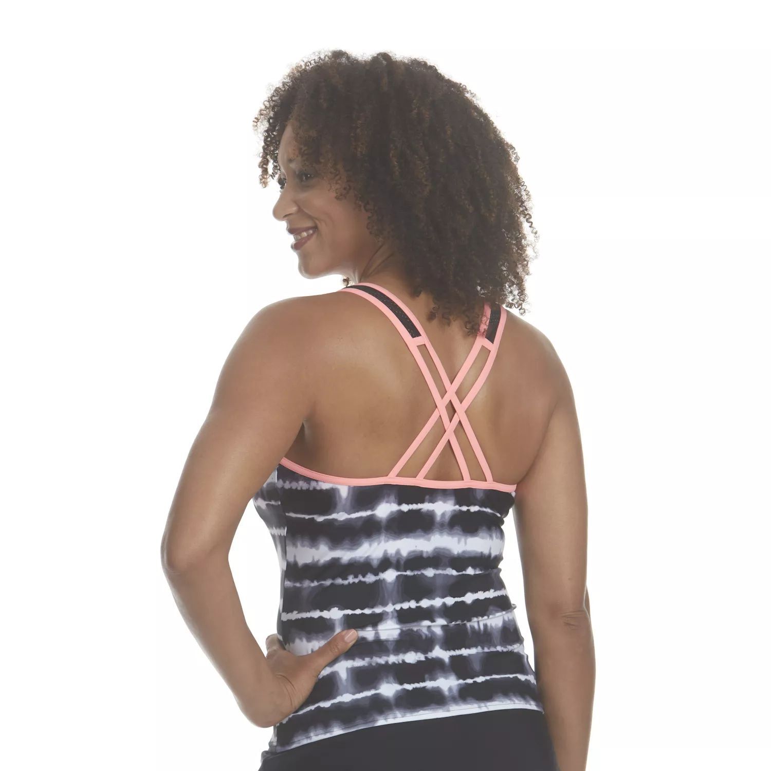 

Женский топ танкини ZeroXposur Racerback UPF 30+ Action ZeroXposur, серый
