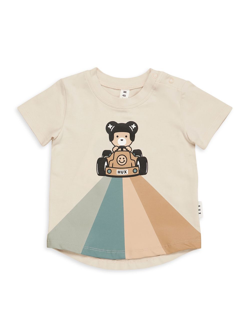 

Футболка унисекс для малышей и малышей Racer Bear Huxbaby