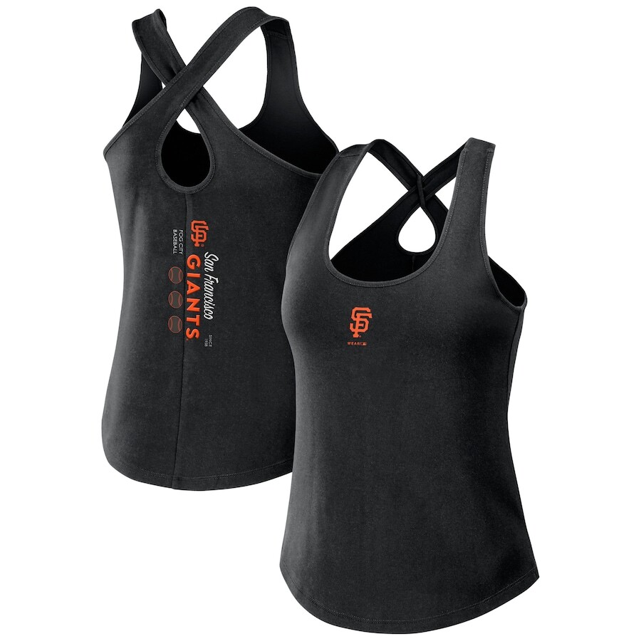 

Топ WEAR by Erin Andrews San Francisco Giants, черный