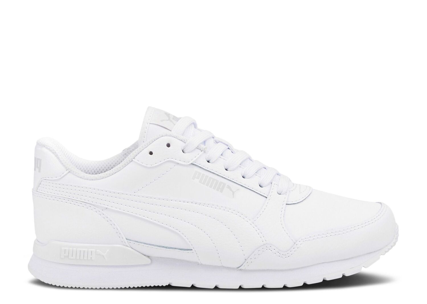 

Кроссовки Puma St Runner V3 Leather Jr 'Triple White', белый