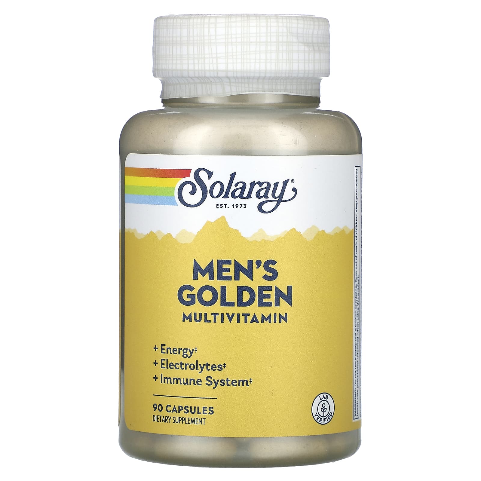 Solaray Men's Golden Multi-Vita-Min 90 капсул мультивитамины женские vitauthority vita multi 90 капсул