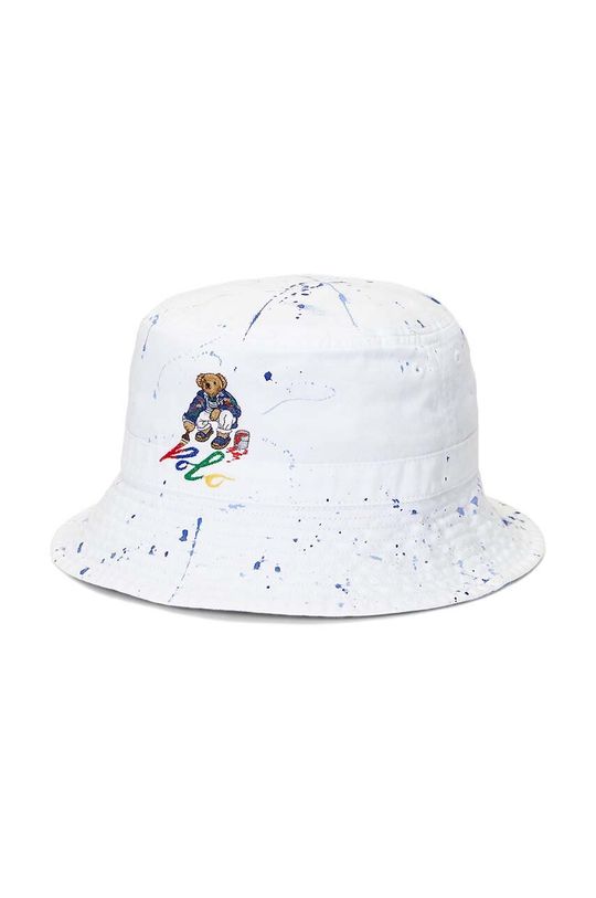 Детская хлопковая шапка Polo Ralph Lauren, белый вязаная шапка ralph lauren
