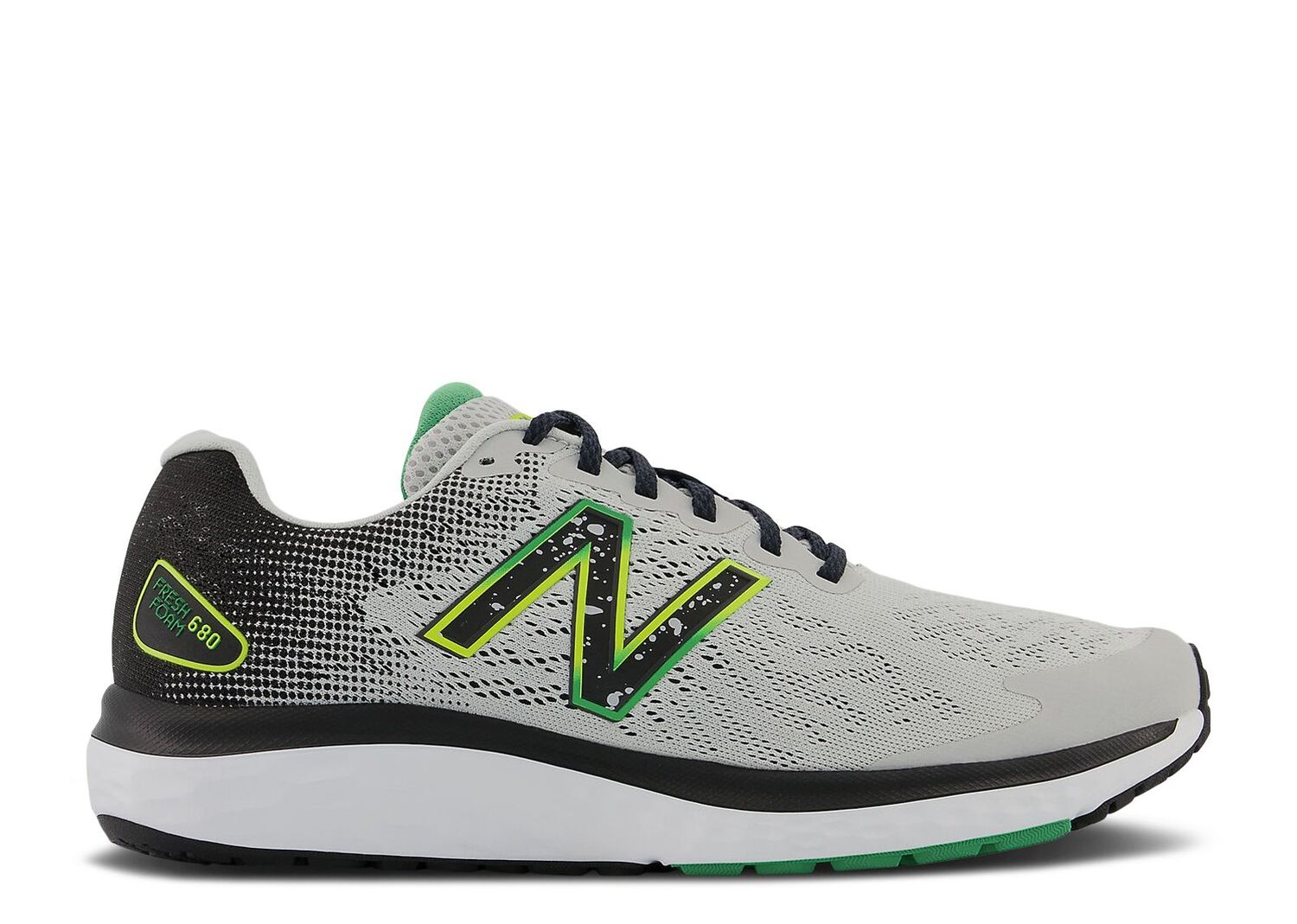 

Кроссовки New Balance Fresh Foam 680V7 'Grey Lemonade', серый