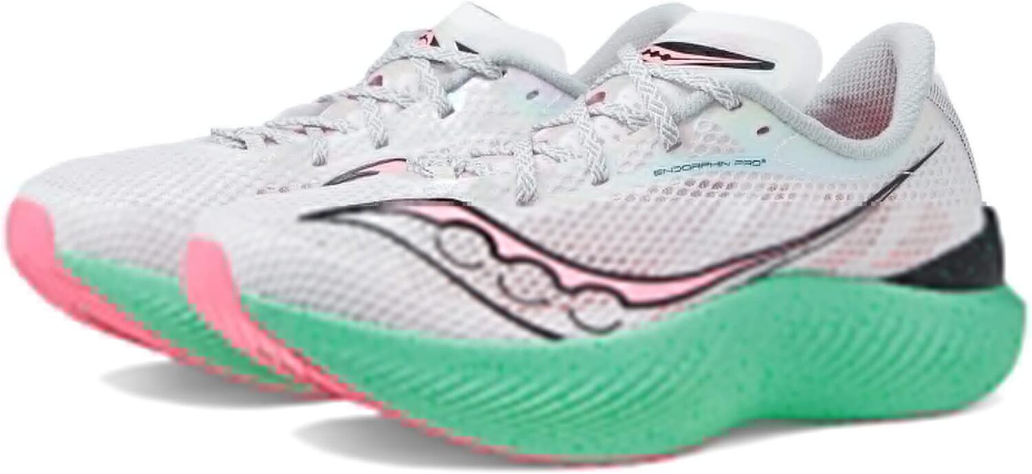 

Кроссовки Endorphin Pro 3 Saucony, цвет Fog/Vizi Pink