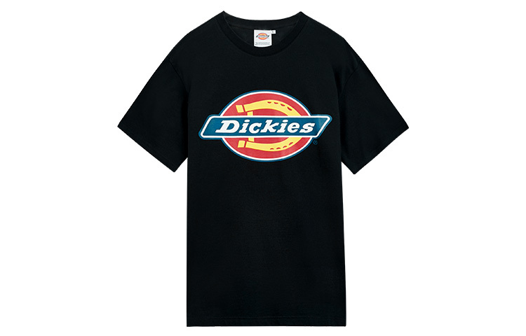 

Мужская футболка с принтом логотипа Dickies, черная