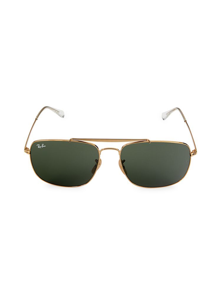 

Солнцезащитные очки-пилоты 61MM Ray-Ban, золото