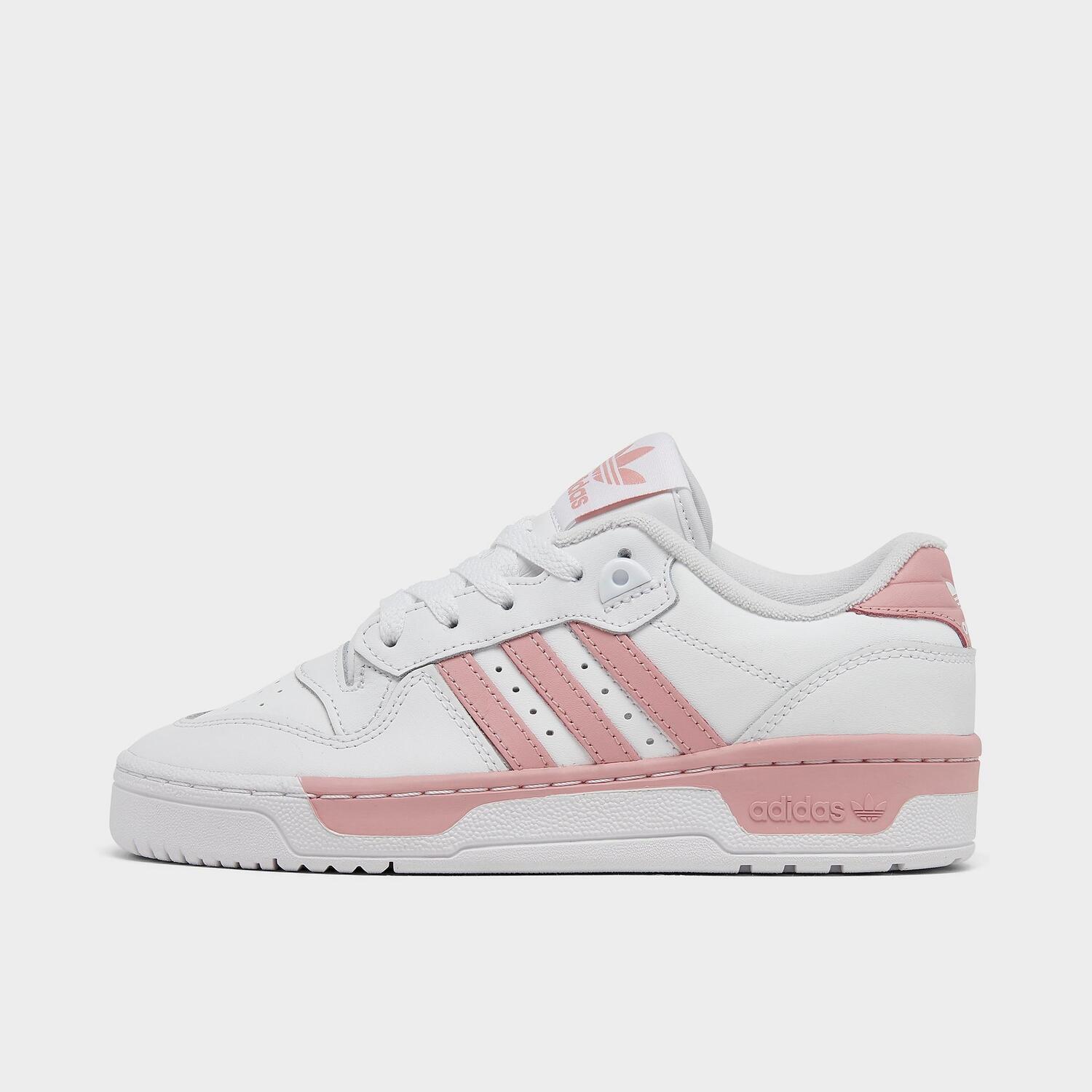 

Повседневные баскетбольные кроссовки adidas Originals Rivalry Low для девочек для больших детей, розовый