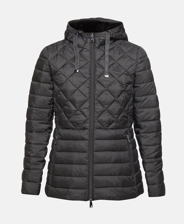 

Стеганая куртка Lauren Ralph Lauren, черный