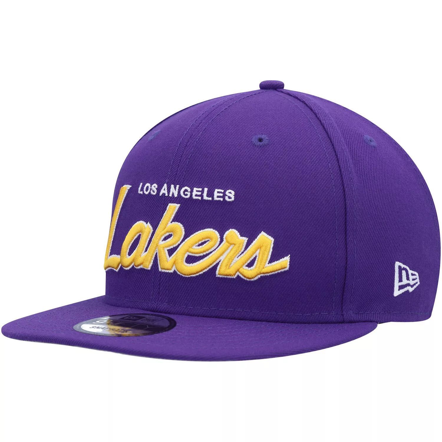 

Мужская бейсболка New Era Purple Los Angeles Lakers Script Up 9FIFTY Snapback