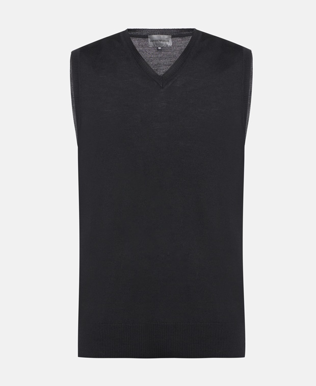 

Пуловер без рукавов Armani Exchange, черный